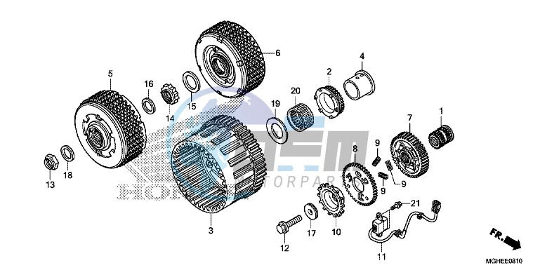 CLUTCH (VFR1200XD/XDA/XDL/XDS)