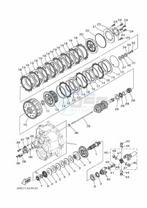 YXZ1000E YXZ1000R (B5JG) drawing CLUTCH