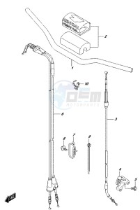 RM-Z250 drawing HANDLEBAR