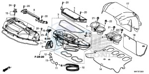 CBR1000S1 2ED - (2ED) drawing AIR CLEANER