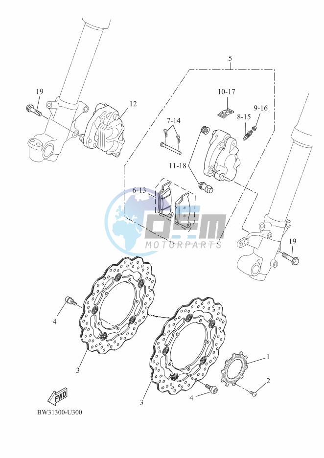 FRONT BRAKE CALIPER