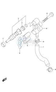 DF 9.9B drawing Fuel Injector