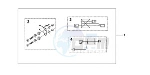 CBF1000S9 UK - (E / ABS MKH) drawing HEATED GRIP ATT.