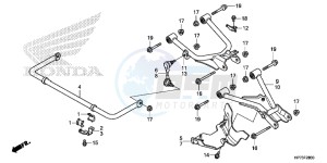 TRX420FAD TRX420 Europe Direct - (ED) drawing REAR ARM