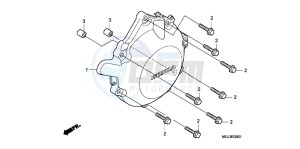 CBF1000FB drawing A.C. GENERATOR COVER