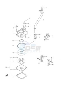 DF 60 drawing Water Pump