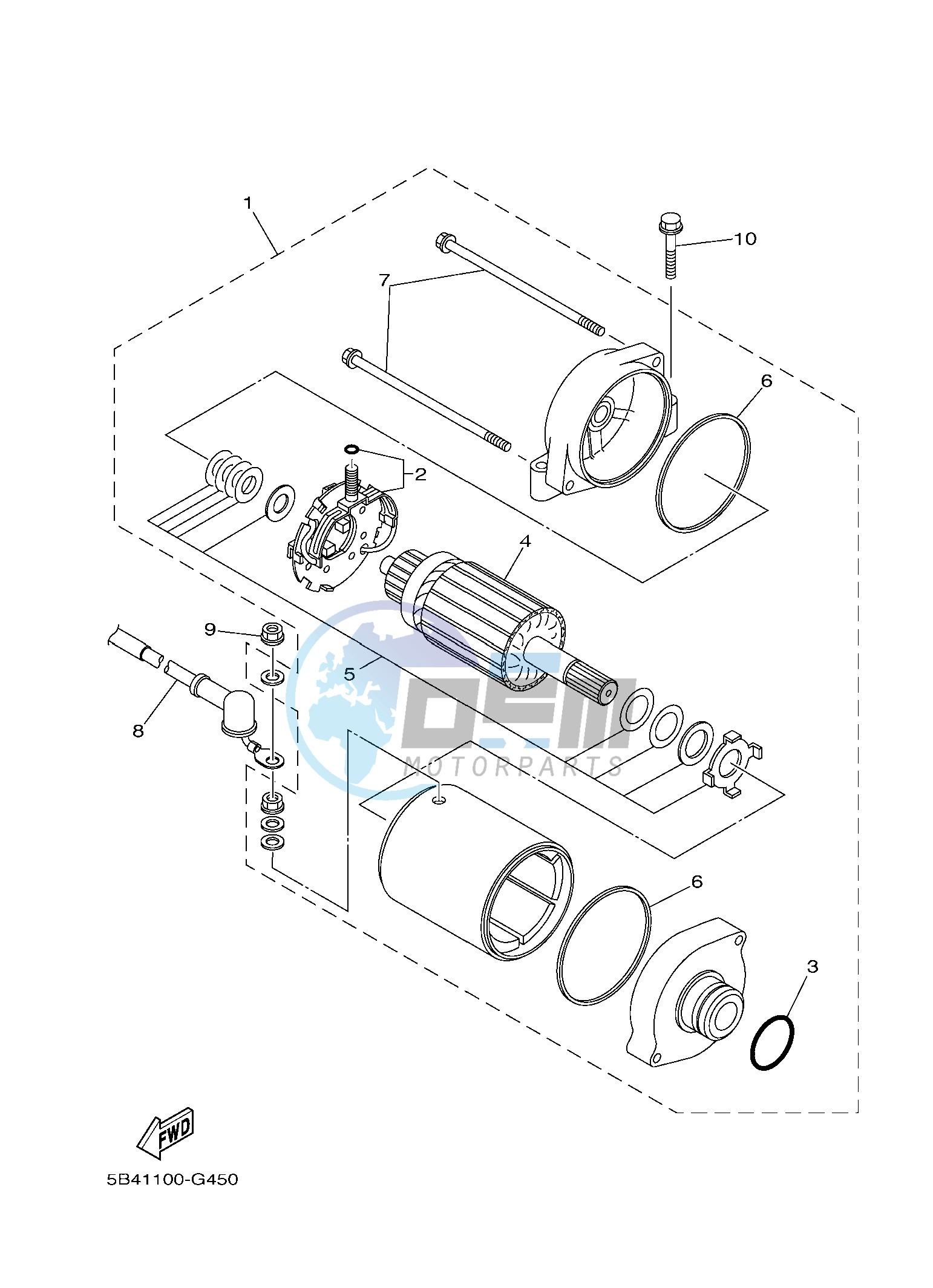 STARTING MOTOR