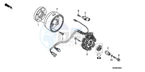 TRX250XD TRX250X Australia - (U) drawing GENERATOR