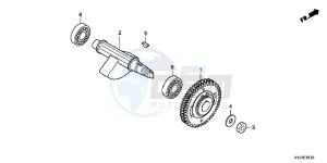 CBR250RD CBR250R 2E - (2E) drawing BALANCER SHAFT