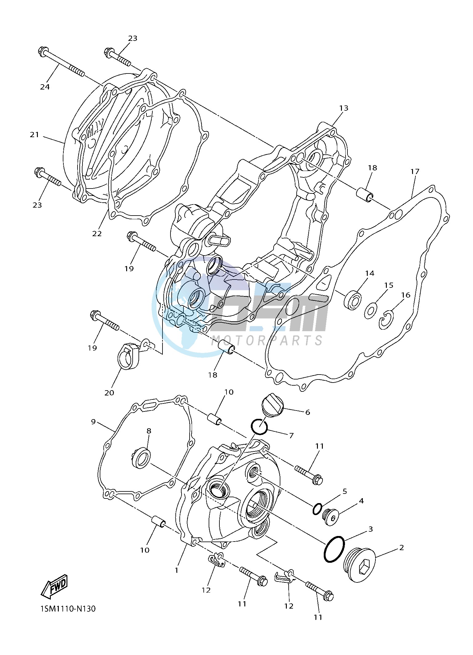 CRANKCASE COVER 1