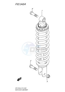 DR-Z125L EU drawing REAR SHOCK ABSORBER