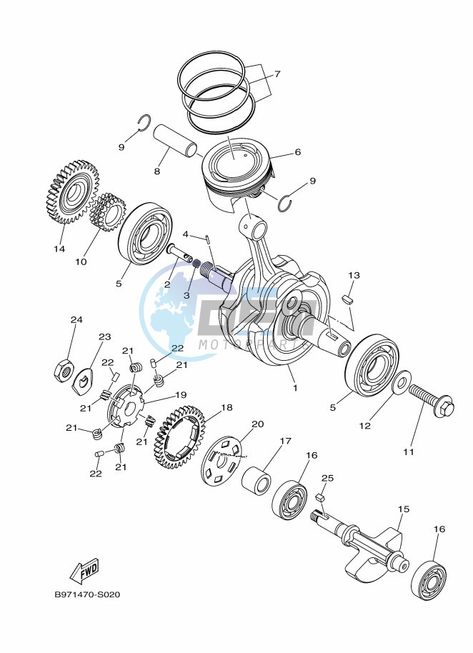 CRANKSHAFT & PISTON