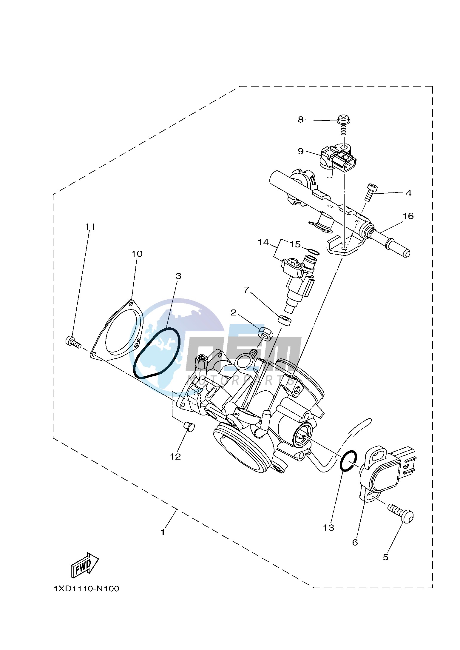 THROTTLE BODY ASSY 1