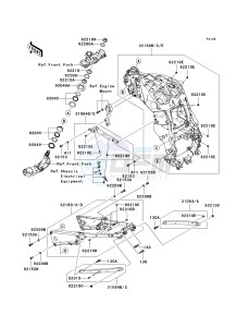 KRF 750 F [TERYX 750 4X4 NRA OUTDOORS] (F8F) C8F drawing FRAME