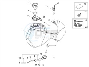 RCR 50 E4 (EMEA) drawing Fuel tank