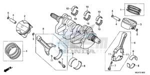 VFR1200XF CrossTourer - VFR1200X 2ED - (2ED) drawing CRANKSHAFT/ PI STON