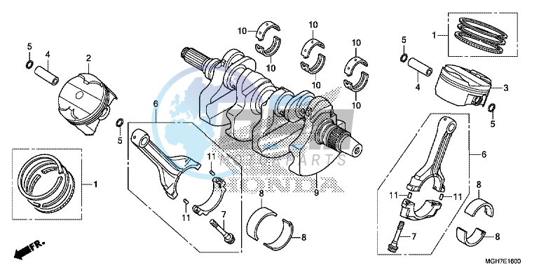 CRANKSHAFT/ PI STON