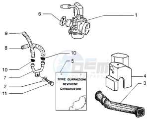 NRG 50 power DD drawing Carburettor