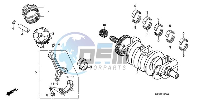 CRANKSHAFT/PISTON