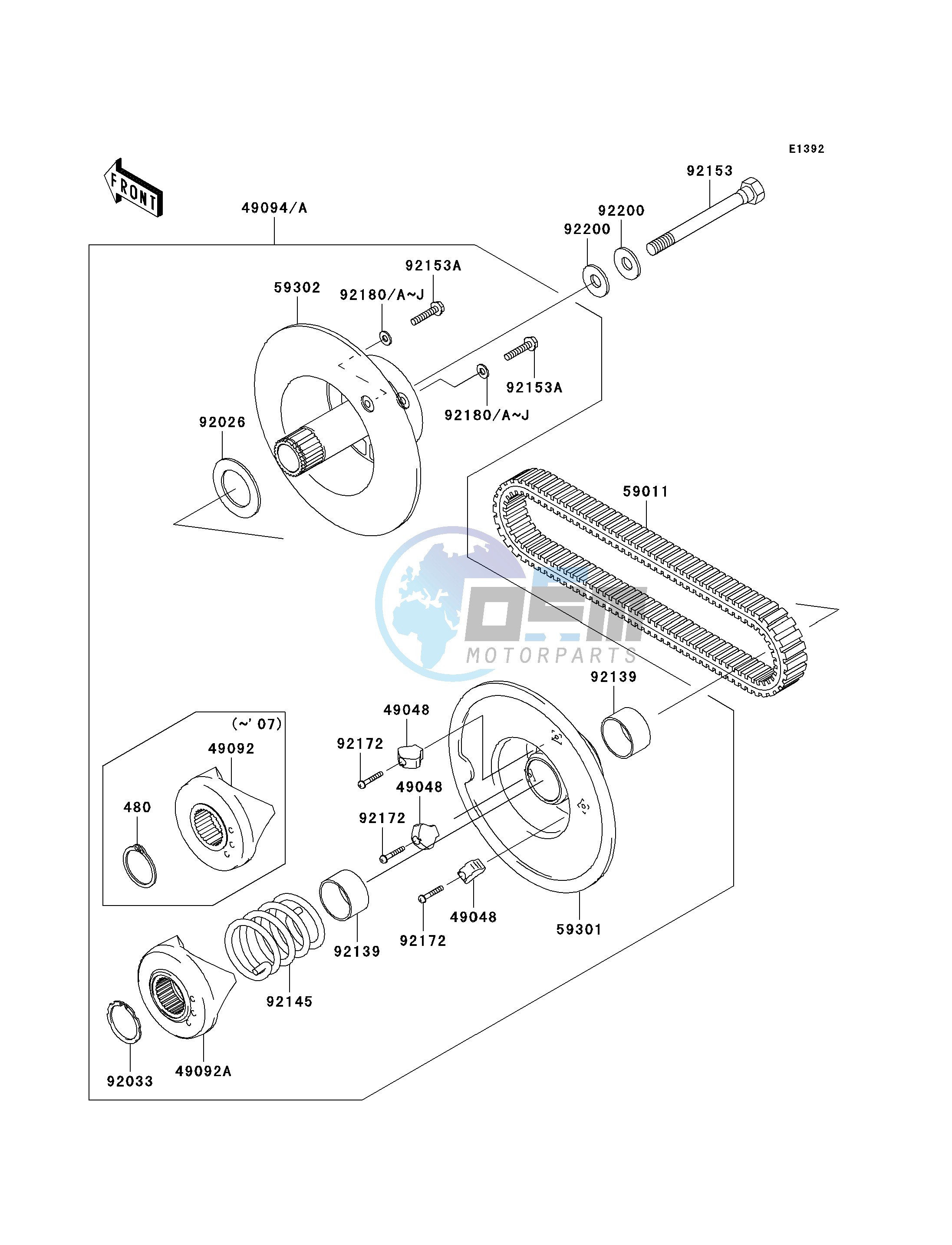 DRIVEN CONVERTER_DRIVE BELT