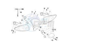 BOULEVARD - 100 CC 4T drawing TAILLIGHT