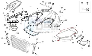 Shiver 750 drawing Central body