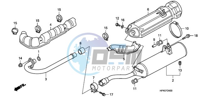 EXHAUST MUFFLER