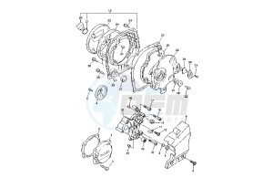 XJR 1300 drawing CRANKCASE COVER