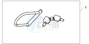 CB1000R9 UK - (E / MPH) drawing U-LOCK