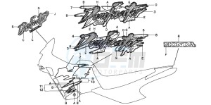 NX500 DOMINATOR drawing MARK (NX500P/R/650P/R)