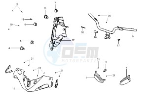 EURO MX - 125 cc drawing HANDLEBAR