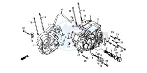 CG125 drawing CRANKCASE