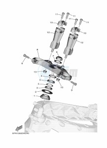 TRACER 9 GT MTT890D (BAPV) drawing STEERING