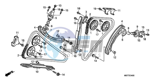 CAM CHAIN/TENSIONER