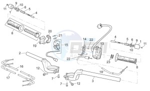 RSV 2 1000 drawing Handlebar