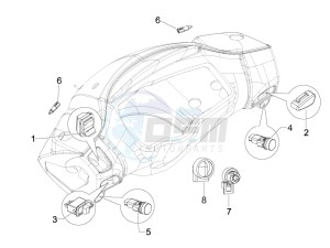 Runner 125 ST 4T E3 (EMEA) drawing Selectors - Switches - Buttons