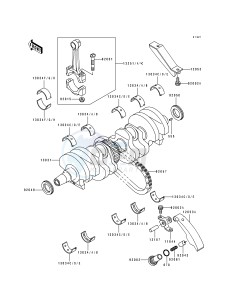 ZL 600 B [ELIMINATOR 600] (B2-B3) [ELIMINATOR 600] drawing CRANKSHAFT