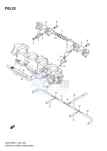 GSX1300R (E2) Hayabusa drawing THROTTLE BODY HOSE JOINT (GSX1300RL1 E24)