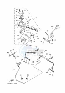 YFM700FWAD YFM70GPHK (B4FJ) drawing REAR MASTER CYLINDER