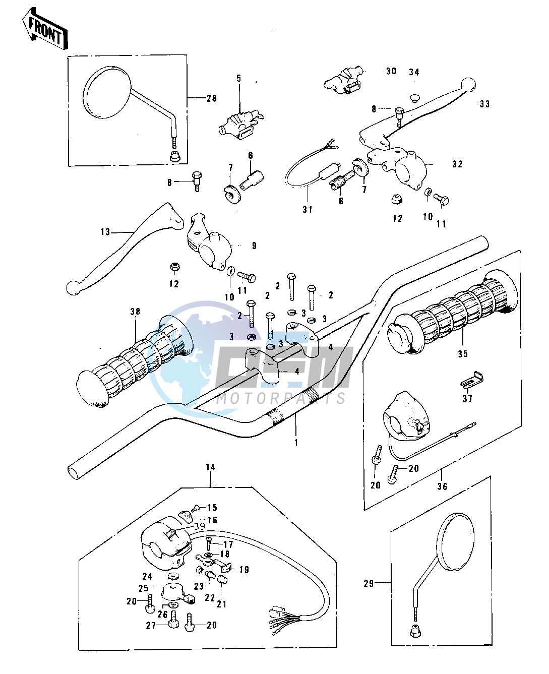 HANDLEBAR -- F11-B- -