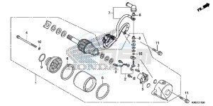 MSX125AH Europe Direct - (ED) drawing STARTER MOTOR