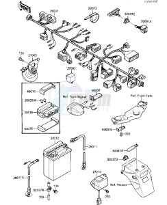 EX 500 A [EX500] (A1-A3) [EX500] drawing CHASSIS ELECTRICAL EQUIPMENT