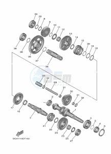 YXE850ENS YXE85WPLK (B8K8) drawing TRANSMISSION