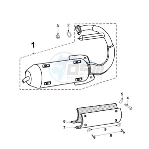 ELYSTAR IF2 EU drawing EXHAUST (WITH COVER 4 HOLES)