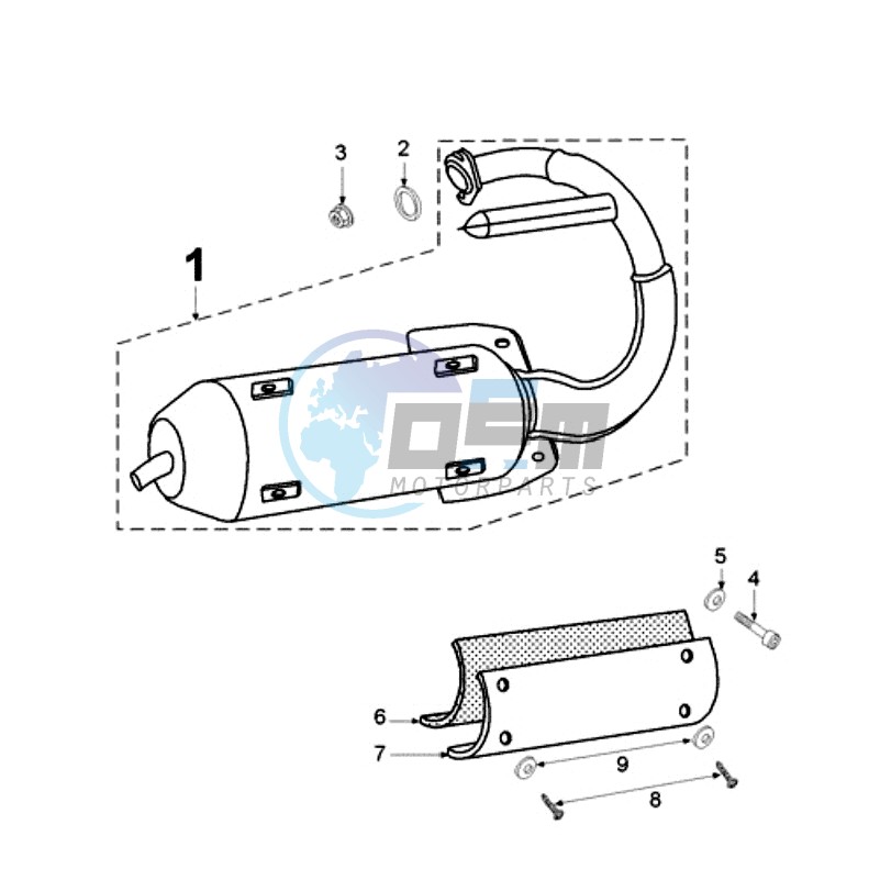 EXHAUST (WITH COVER 4 HOLES)