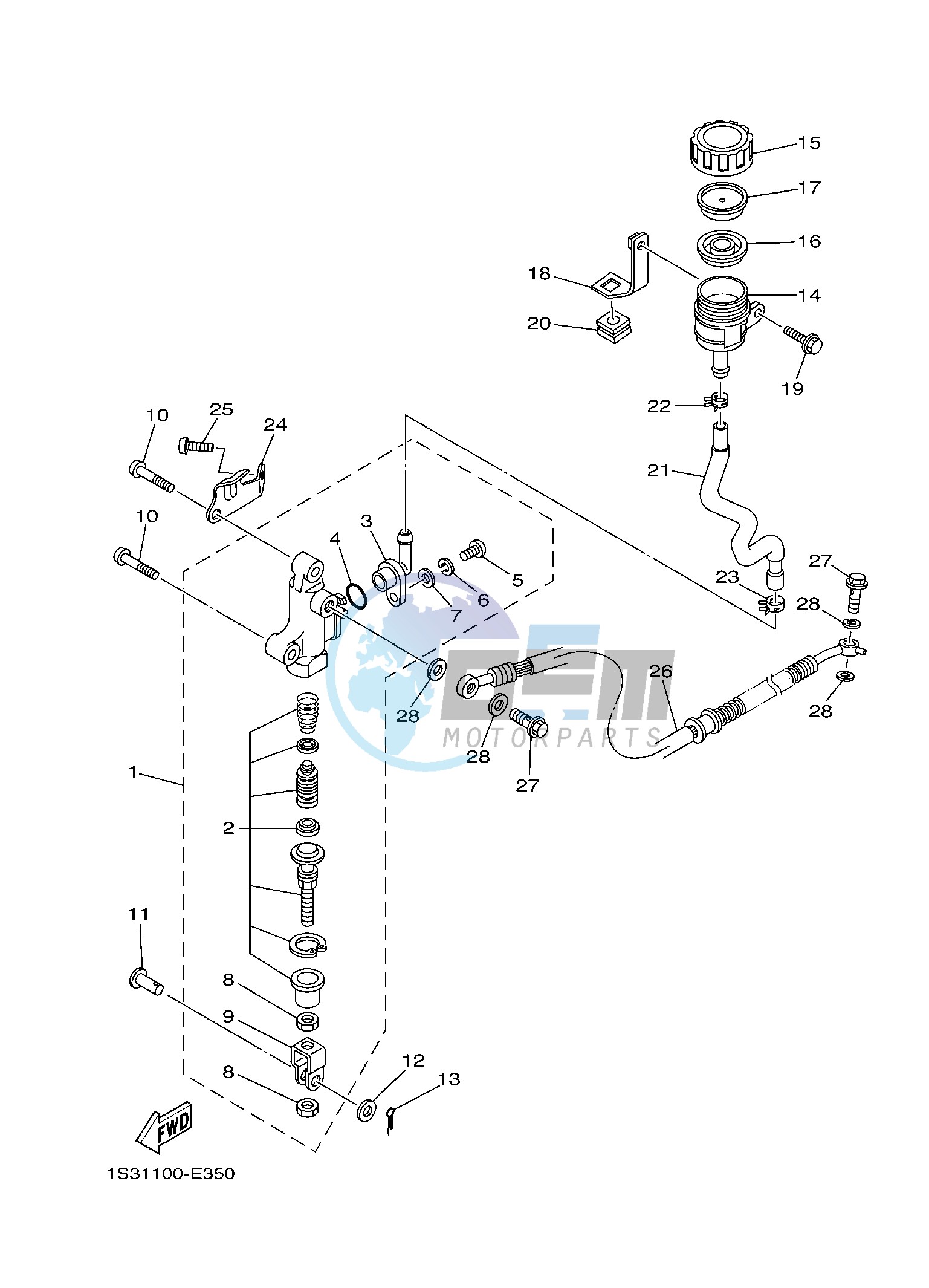 REAR MASTER CYLINDER