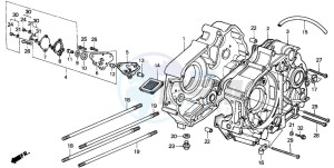 C90Z 50 drawing CRANKCASE/OIL PUMP