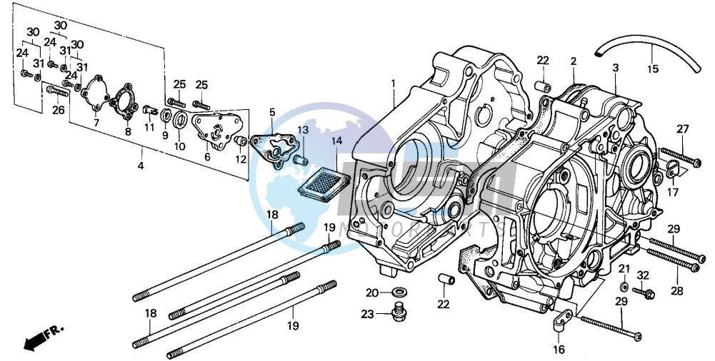 CRANKCASE/OIL PUMP