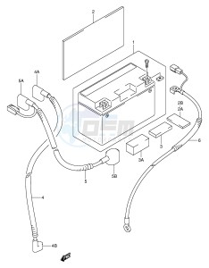 DR-Z400 (E3-E28) drawing BATTERY (DR-Z400EY EK1 EK2 EK3 EK4)