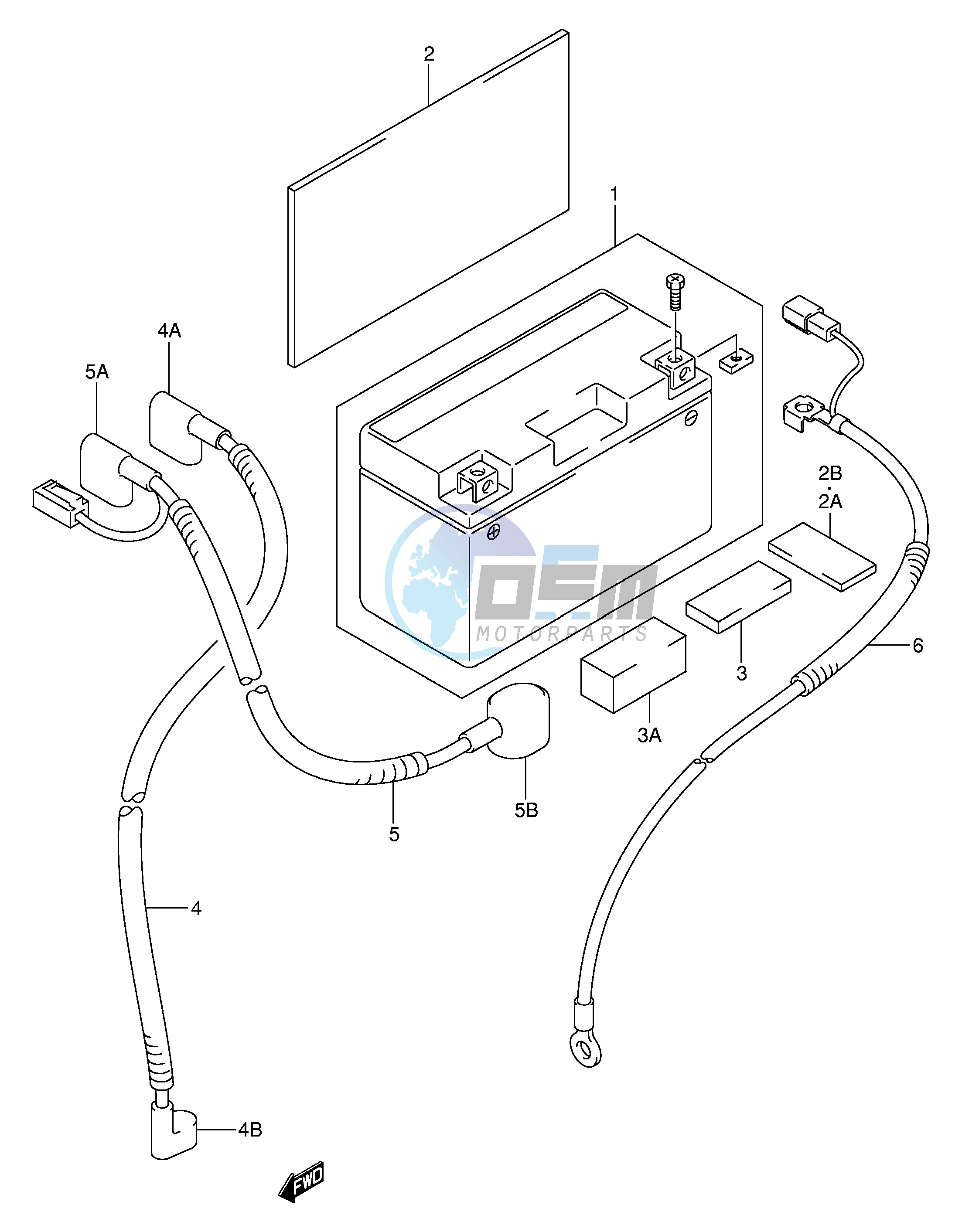 BATTERY (DR-Z400EY EK1 EK2 EK3 EK4)